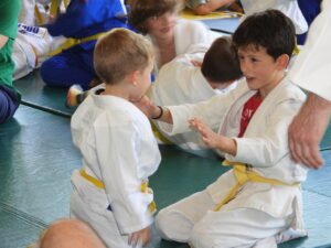CEIP Juan Fernández Latorre, clase de judo en familia